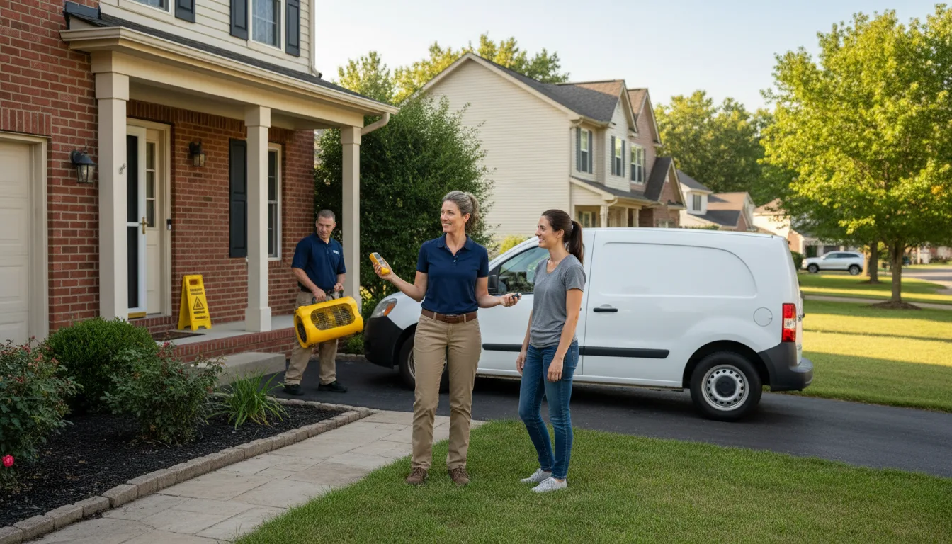 Residential water damage restoration in Hathaway, MT